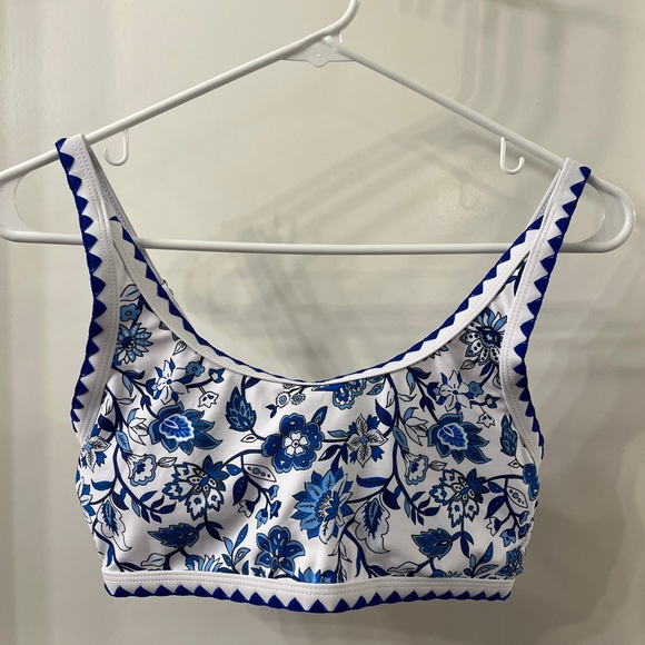 NWOT Women’s Floral Blue Bikini Set S - Picture 6 of 12